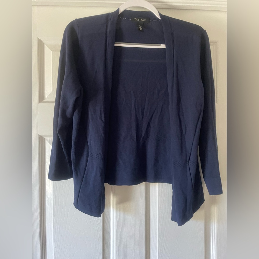 White House Black Market Cardigan Sweater L